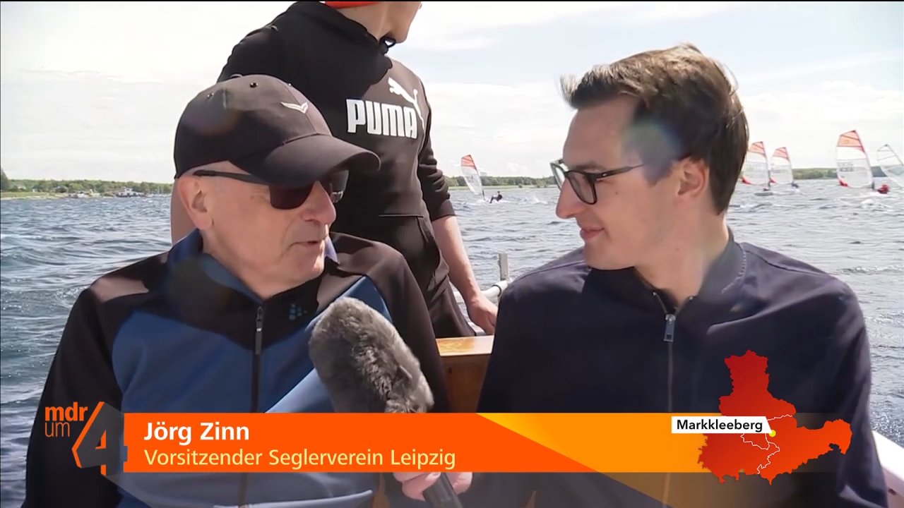 MDR: Nachwuchs-Segel-Regatta auf dem „Cossi“